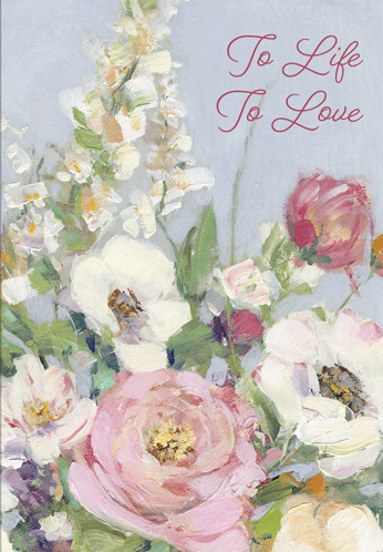 Anniversary Card -  Romantic Bouquet