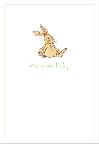 Baby Card -   Velveteen Bunny