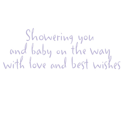 Baby Shower Card -  Sweet Floral