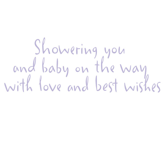 Baby Shower Card -  Sweet Floral