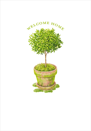 New Home Card - Myrtle Topiary