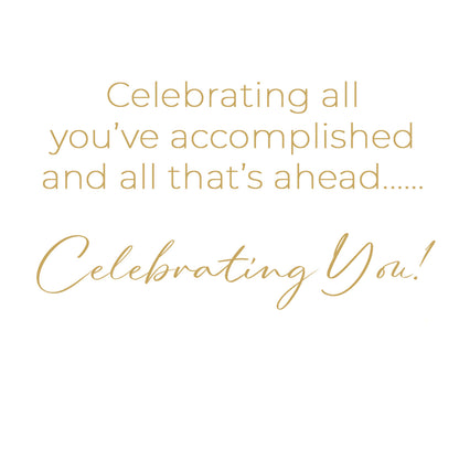 Retirement Card -  Celebration Balloons Foil