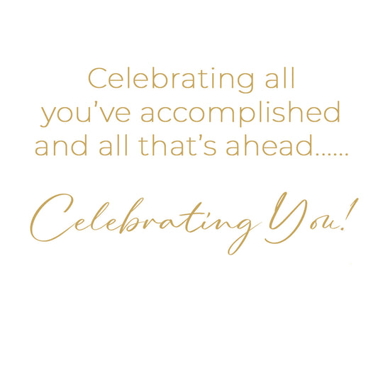 Retirement Card -  Celebration Balloons Foil
