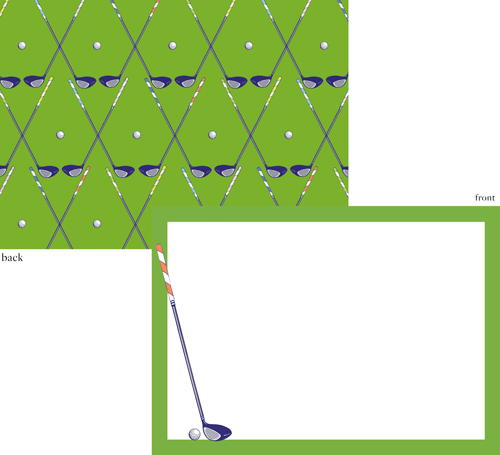 Correspondence Cards - Golf Club