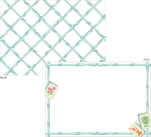 Correspondence Cards - Mahjong