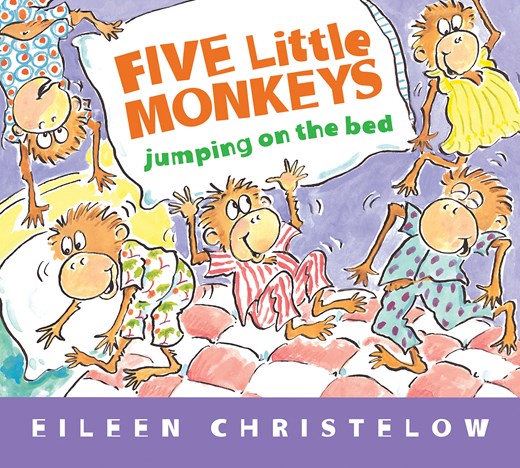 Padded Board Book - Five Little Monkeys Jumping on the Bed