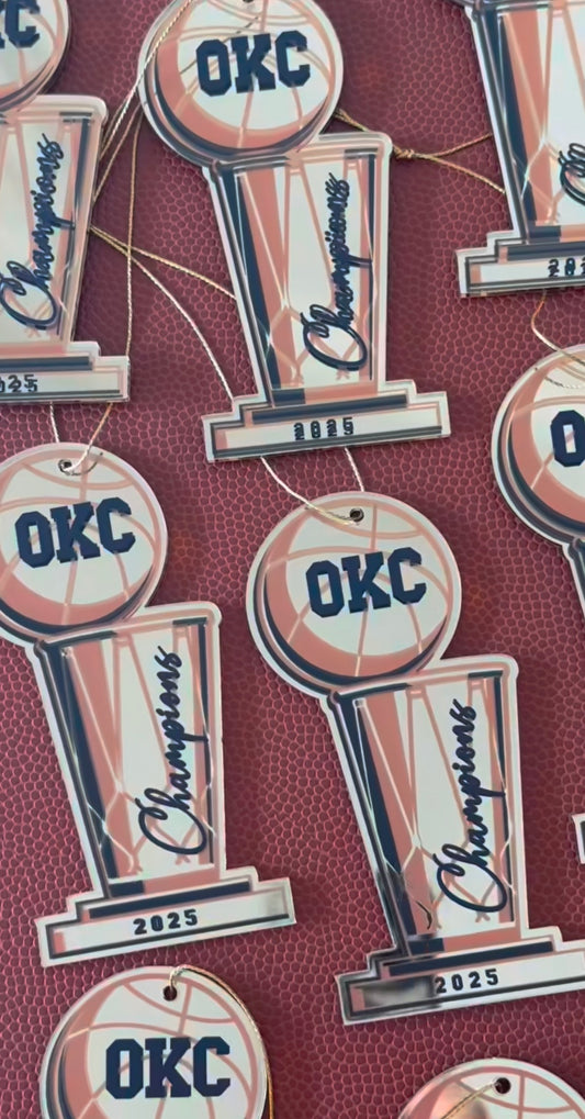 Acrylic Ornament - OKC Champions