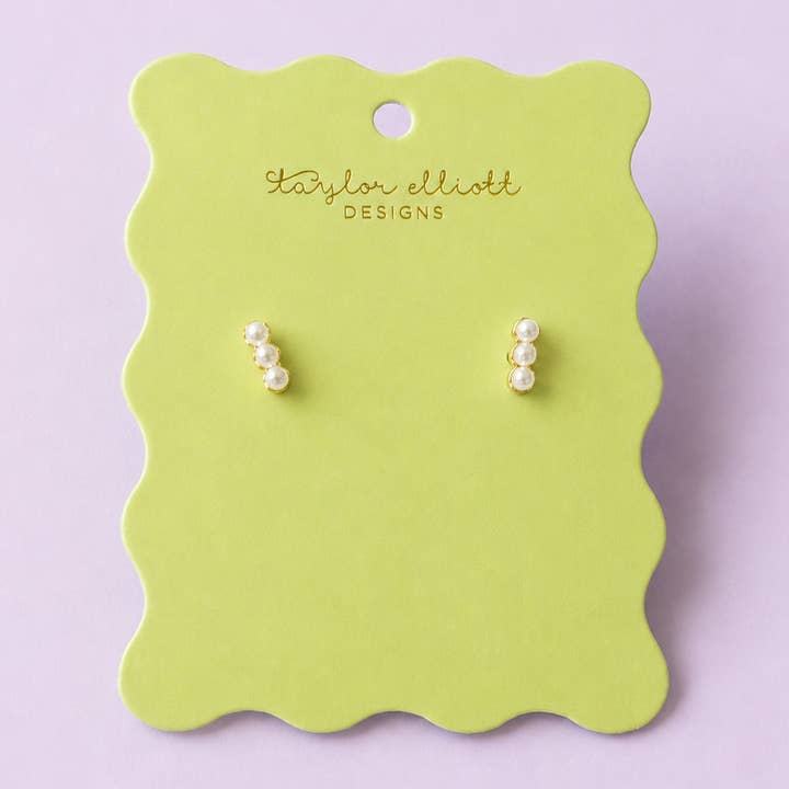 Stud Earrings - Petite Pearls Palmer