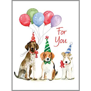 Enclosure Card - Birthday Party Dogs
