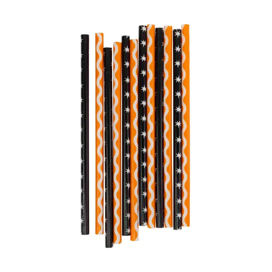 Vintage Ric Rac and Stars Reuseable Straws
