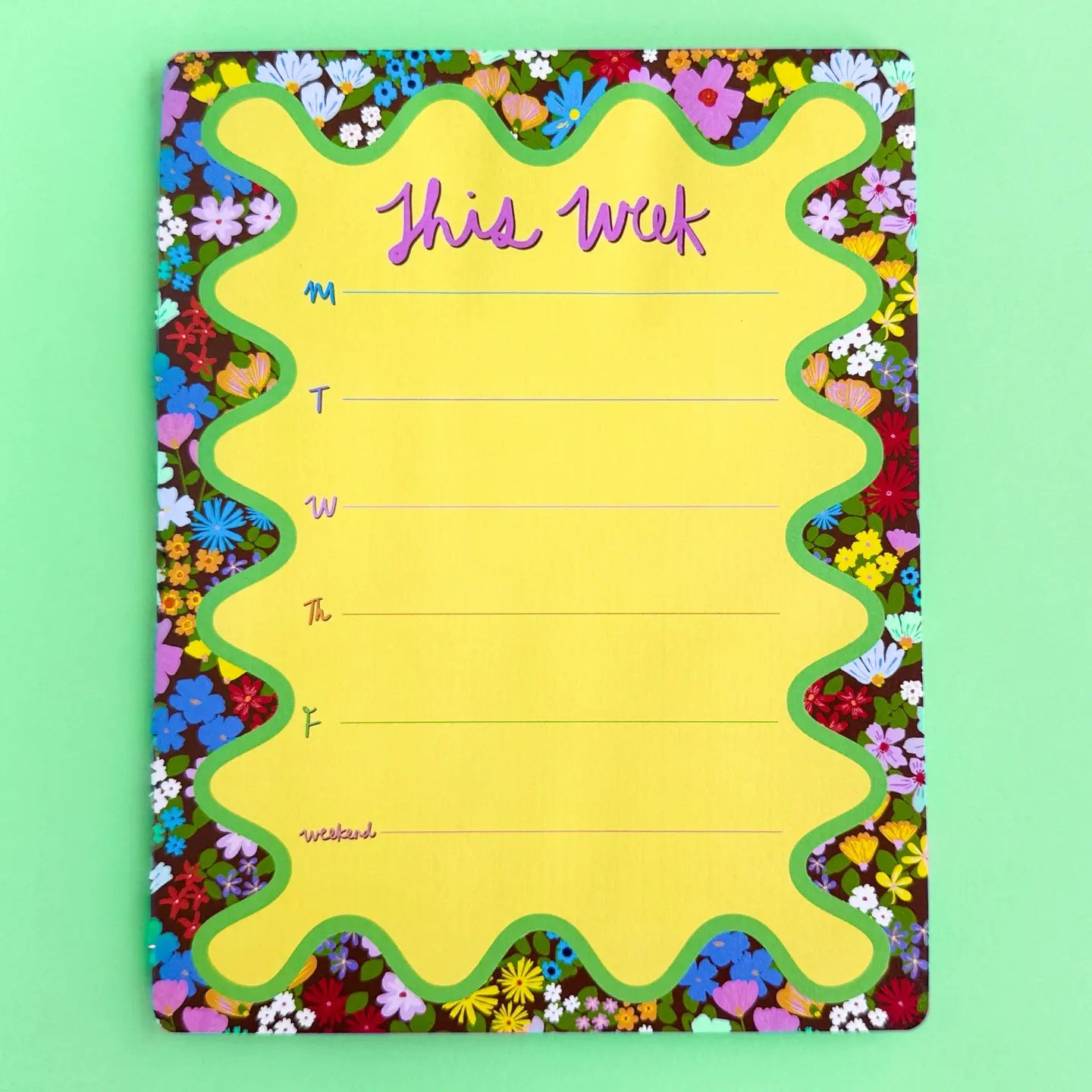 Chloe Floral Weekly Planner