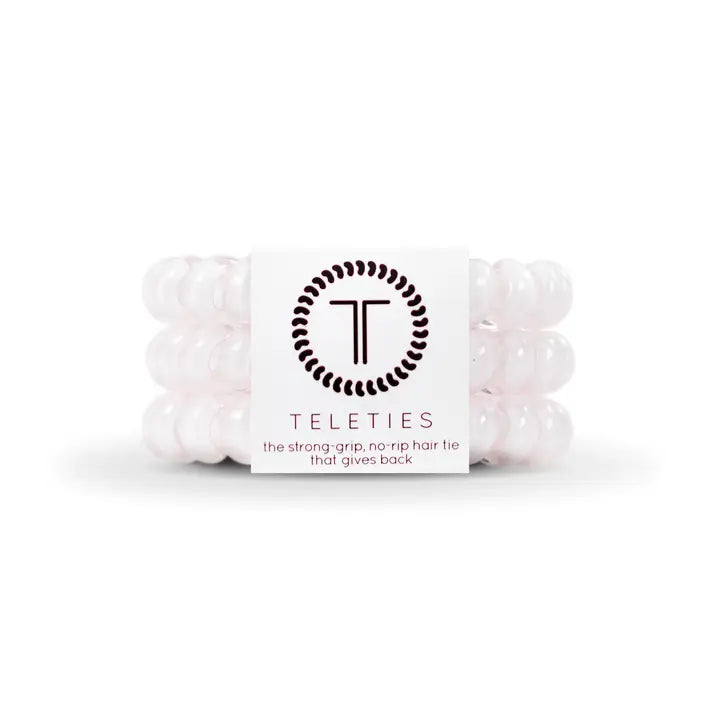 Spiral Hair Coils - Large - Rose Water Pink