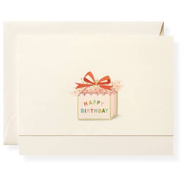 Birthday Present Individual Notecard