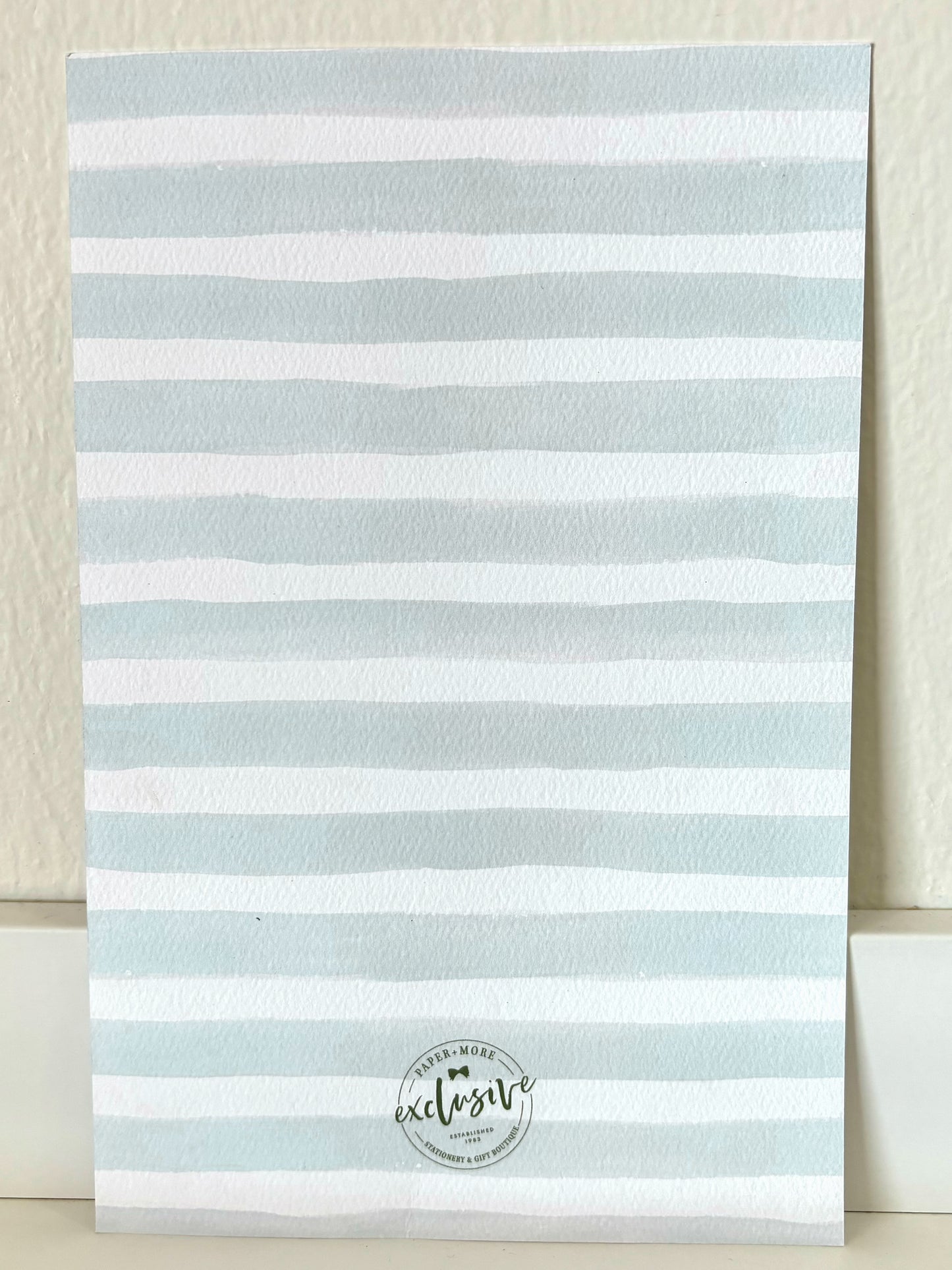 Zoo Wreath Invitation - Blue - 10 CT