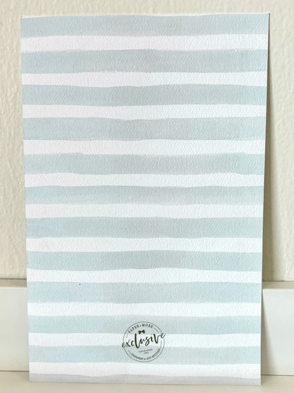 Zoo Wreath Invitation - Blue - 10 CT