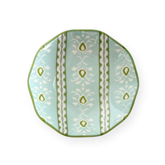 Ceramic Ring Dish - Rosemary Stripe Blue