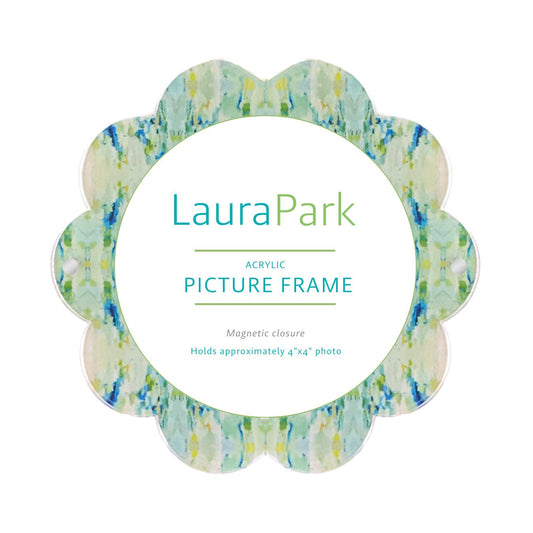 Round Acrylic Picture Frame - Wintergreen