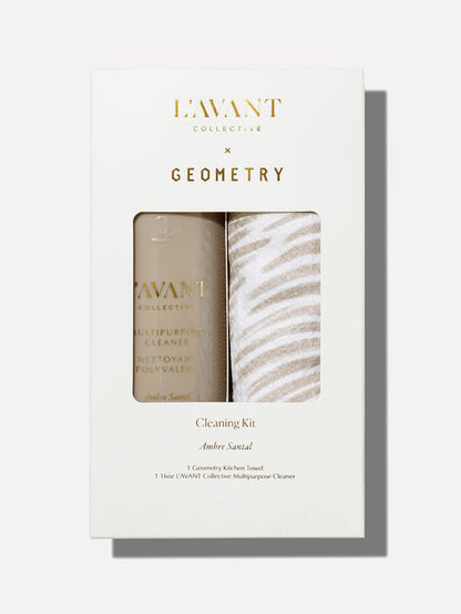 L'AVANT x Geometry Cleaning Kit - Ambre Santal