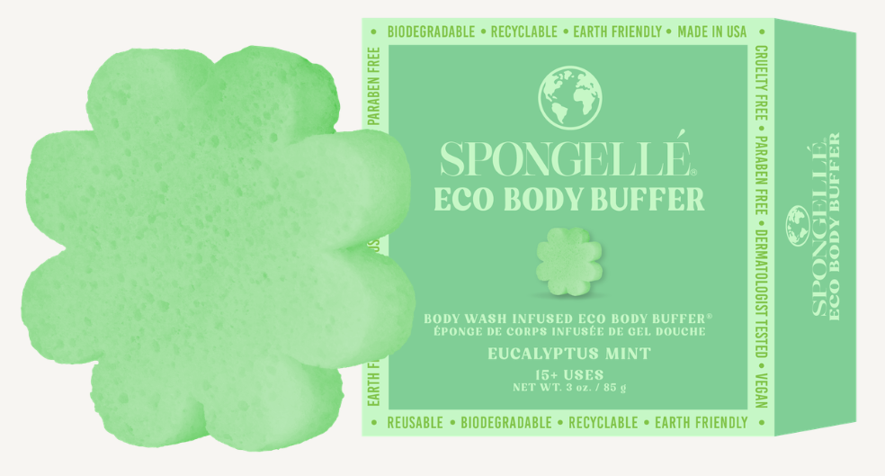 Eco Body Buffer Sponge - Eucalyptus Mint
