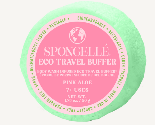 Eco Travel Buffer - Pink Aloe