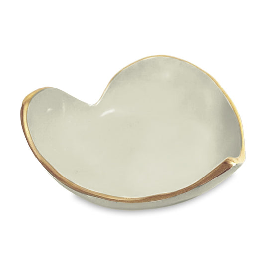 Soho Mini Heart Tray - Cream