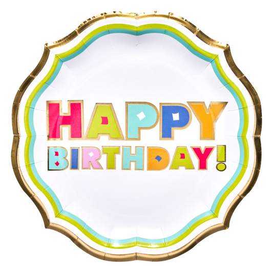 Dinner Plates - Bright Birthday