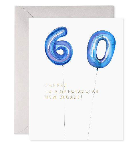 Birthday Card - Helium 60