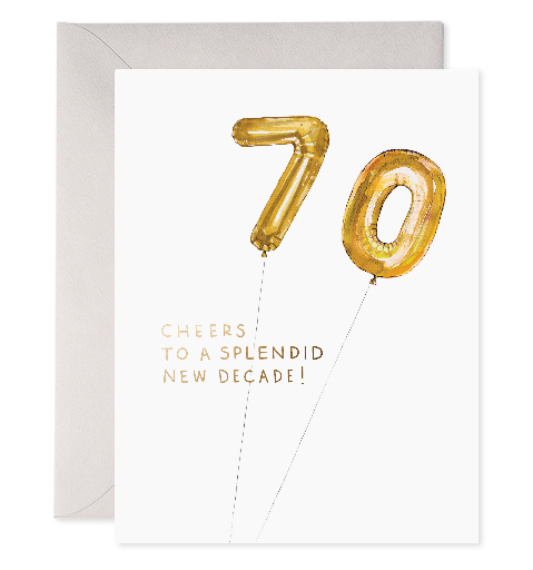 Birthday Card - Helium 70