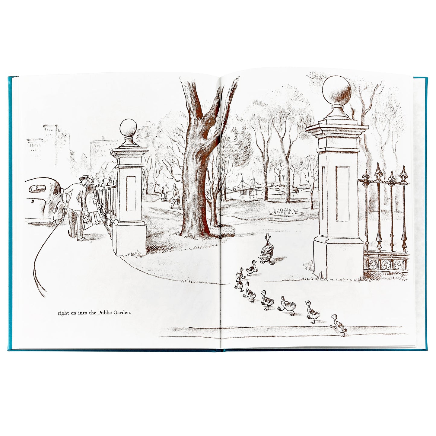 Leather Bound Book - Make Way For Ducklings