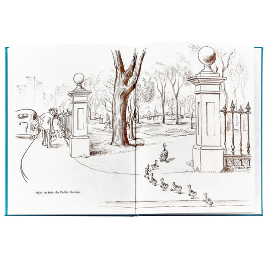Leather Bound Book - Make Way For Ducklings