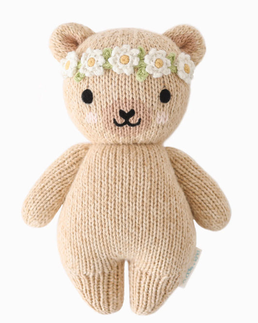 Baby Animal - Honey Bear Ivory Floral