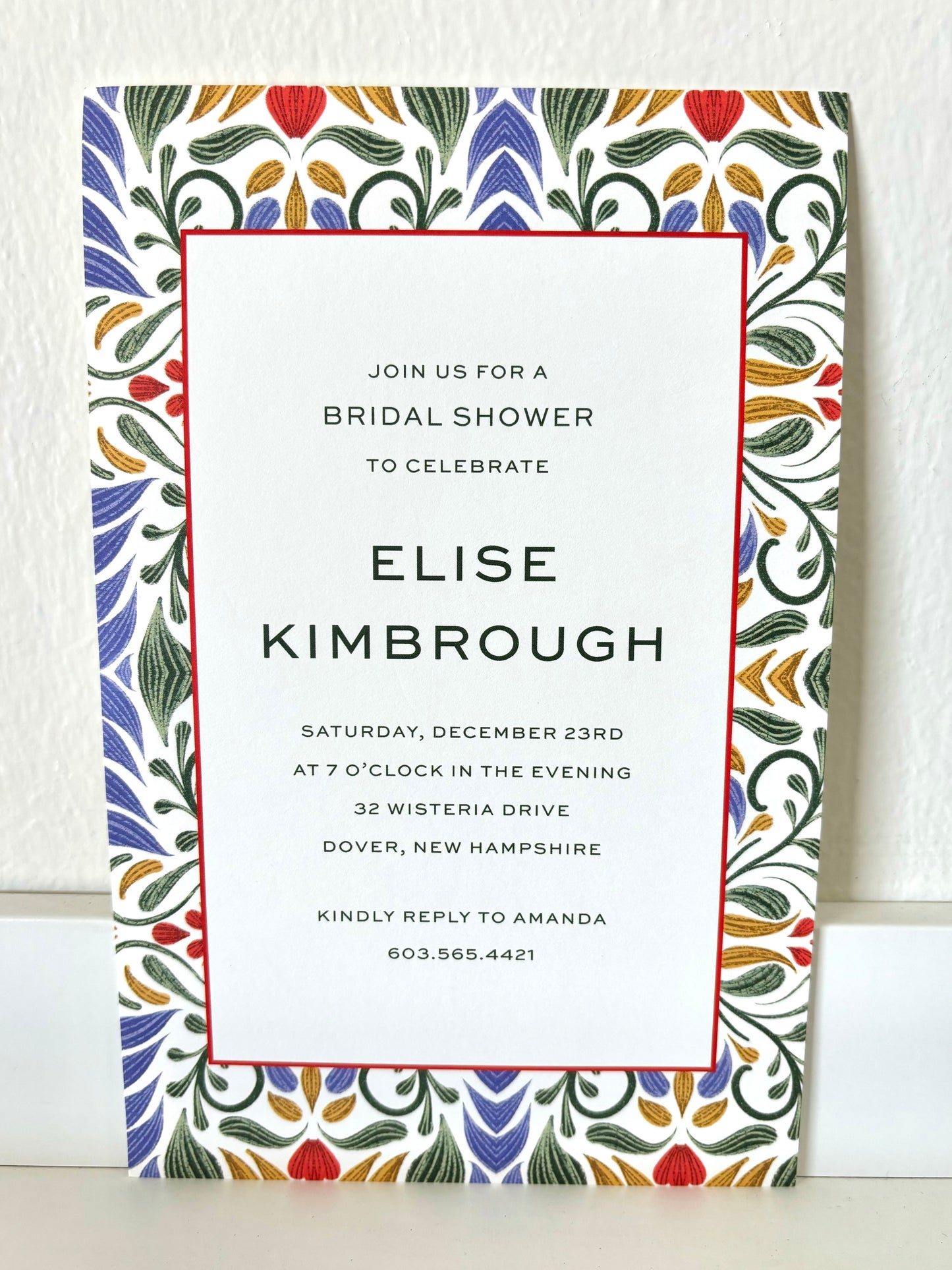 Hacienda Border Invitation  - 10 CT