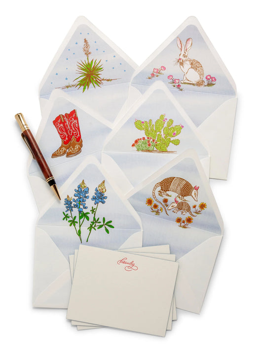 Letterpress Boxed Cards - Howdy