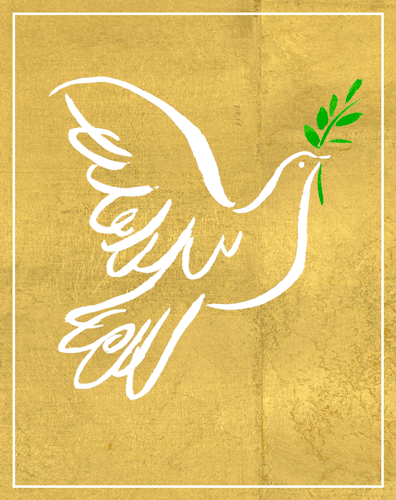 Boxed Christmas Cards - Modern Peace Dove