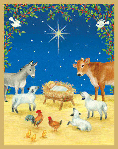 Boxed Christmas Cards - Manger Scene