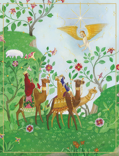 Boxed Christmas Cards - Illuminated Three Kings