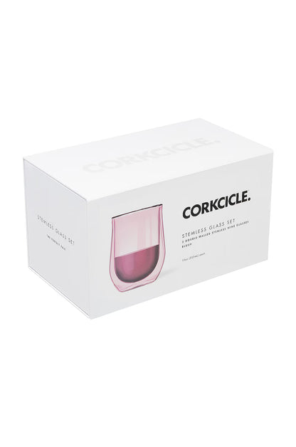Glass Stemless - Double Pack - Blush