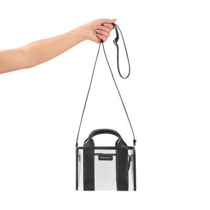 Jelly Clear Stadium Bag - Black