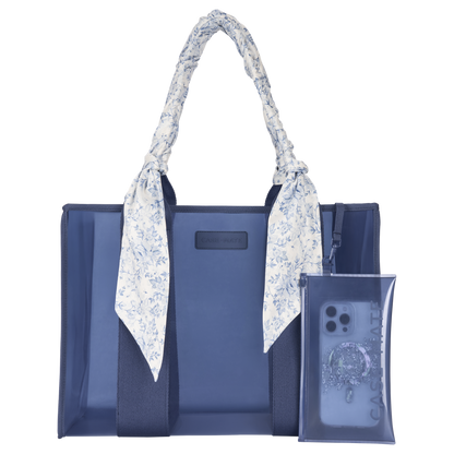 Jelly Tote with Phone Pouch - Something Navy Twilly