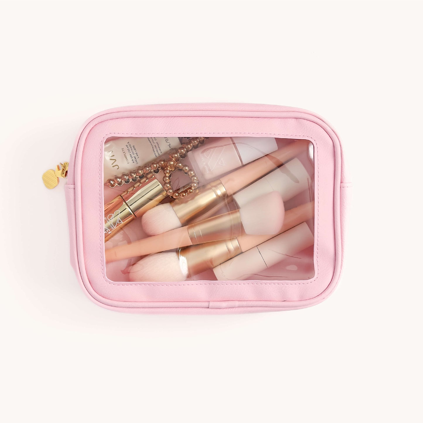Leatherette Travel Bag - Blush