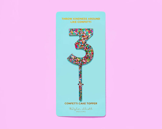 Confetti Cake Topper | 3