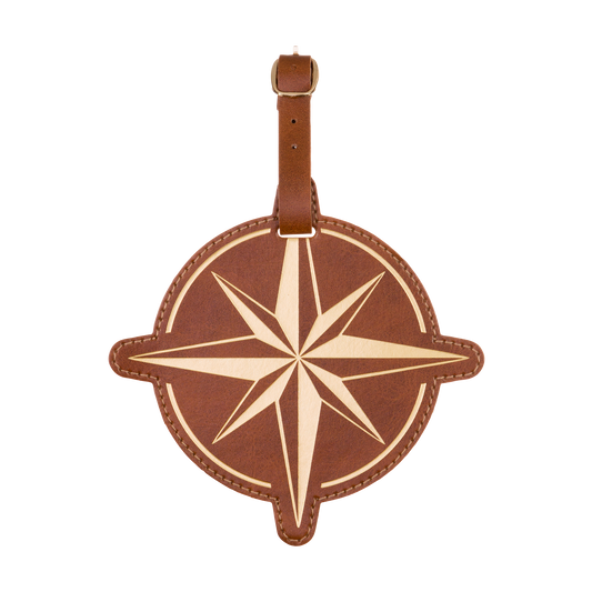 Jumbo Luggage Tag - Compass Rose