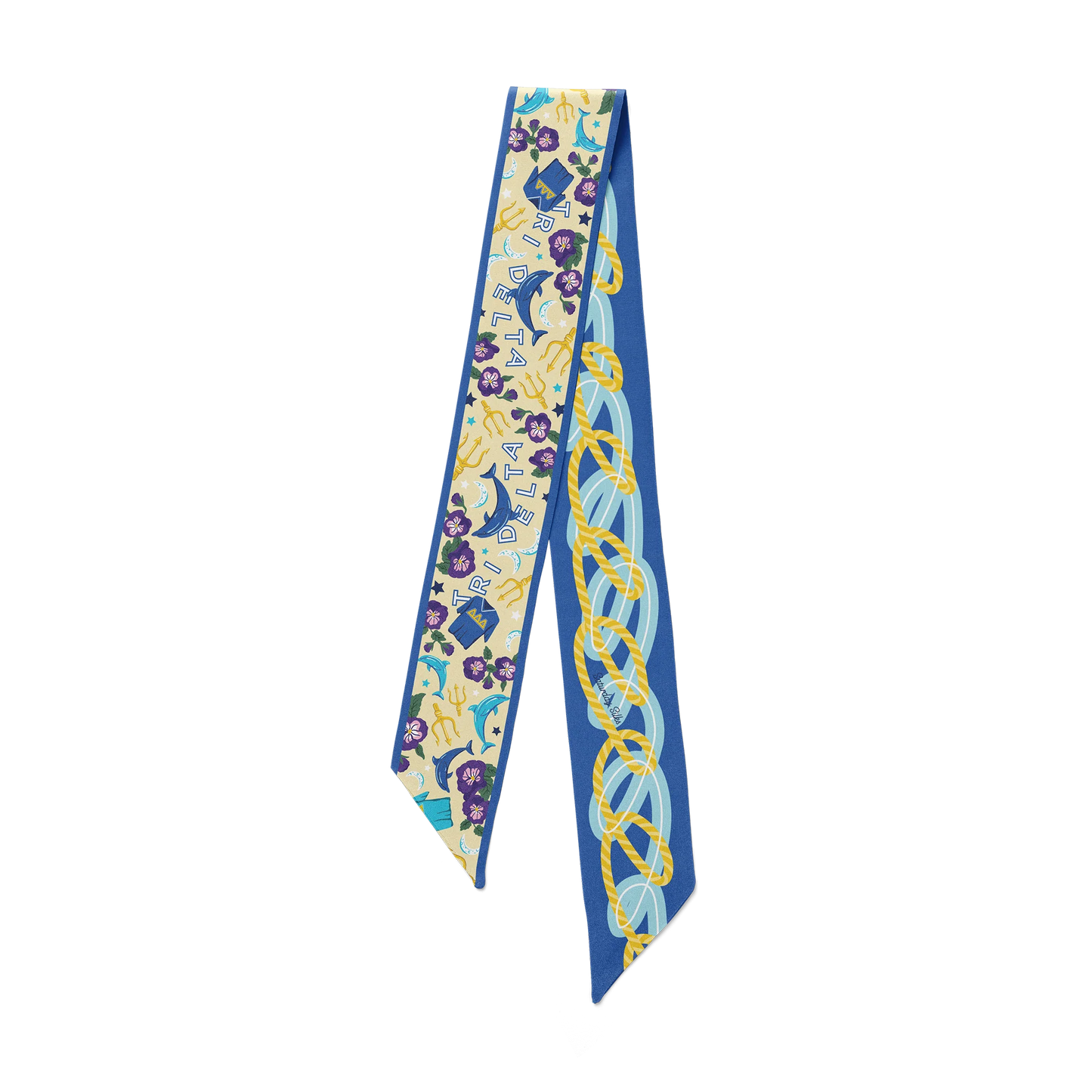 Skinny Scarf - Tri Delta