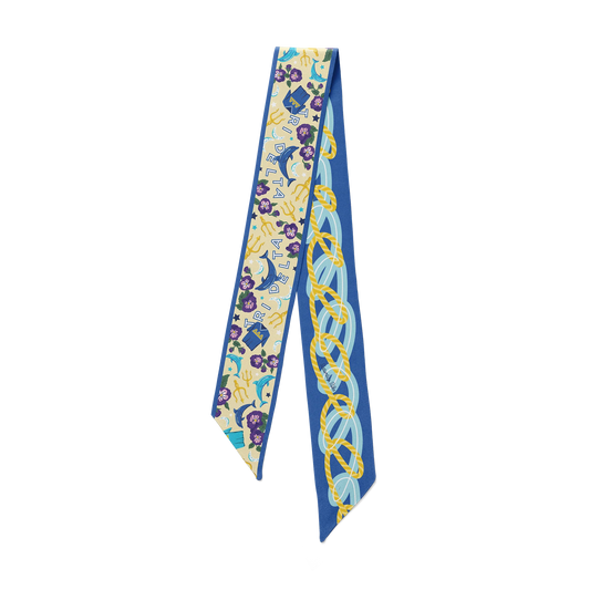 Skinny Scarf - Tri Delta