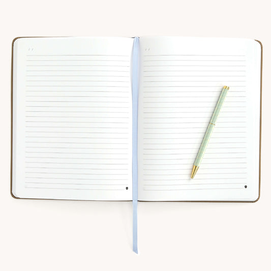 Leatherette Journal - Fawn