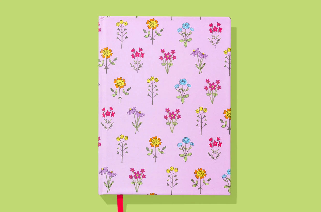Pink Wildflowers Notebook