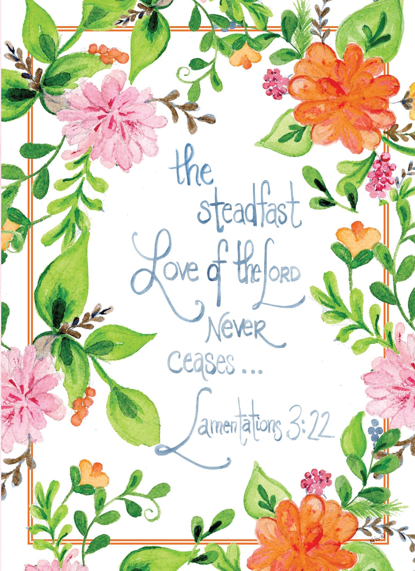 Greeting Card - Steadfast Love of the Lord