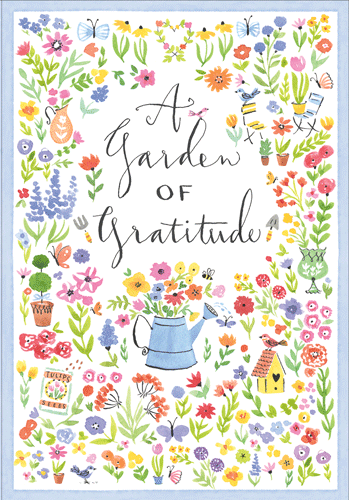 Thank You Card - Garden Of Gratitude