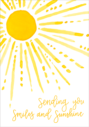 Thinking of You Card - Smiles And Sunshine