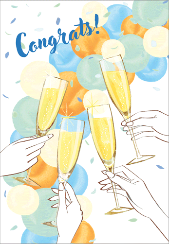 Congrats Card - Congrats Toast